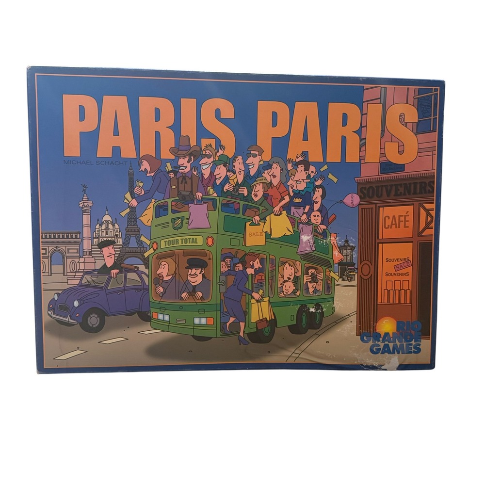 Rio Grande Games Paris Paris Board Game Michael Schacht Strategy Family Game
